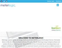 Tablet Screenshot of meterlogic.com